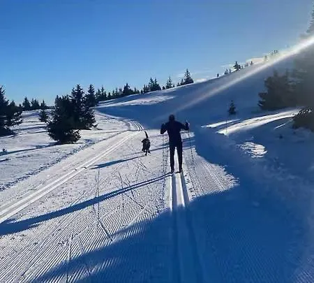 Modern With Views By Trail In Hadeland Casa de Férias